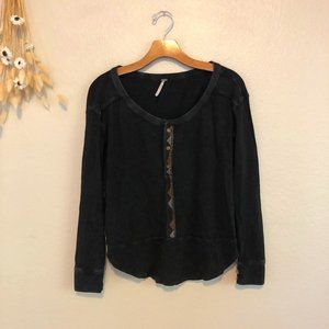 Free People Long Sleeve Henley